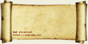 Jasmina Rudja vizit kartica